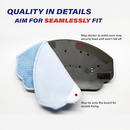 Robot Vacuum Mop Pad Replacement Kit for Multiple Models