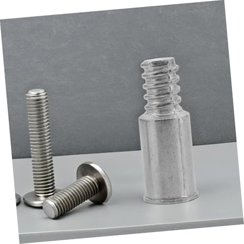2Pcs Metal Mop Handle Threaded Adapter for Brooms and Mops