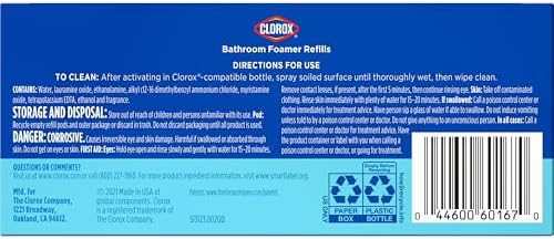 Clorox Bleach-Free Bathroom Foamer Refill Pods
