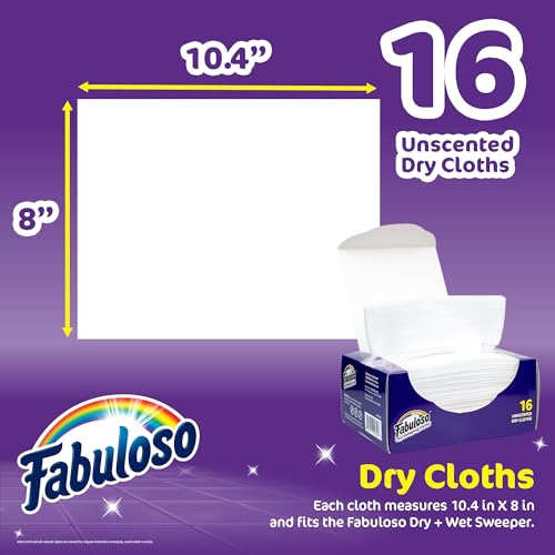 Fabuloso Dry Cloths 16 Count - For Bold Cleaning Experience