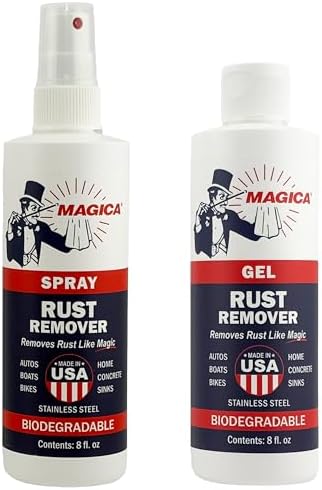 Magica Rust Remover 8oz Gel Spray Combo 1