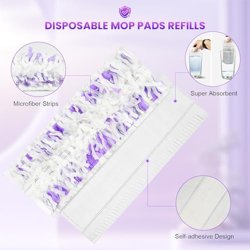 30 Pack Disposable Mop Pads Refills for PowerMop