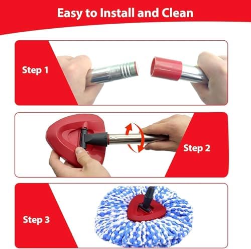 Bublador Spin Mop Replacement Heads for Ocedar 2-Tank System