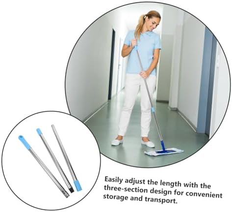 CALLARON Ergonomic Mop Rod Replacement for Bathroom Tile Cleaning