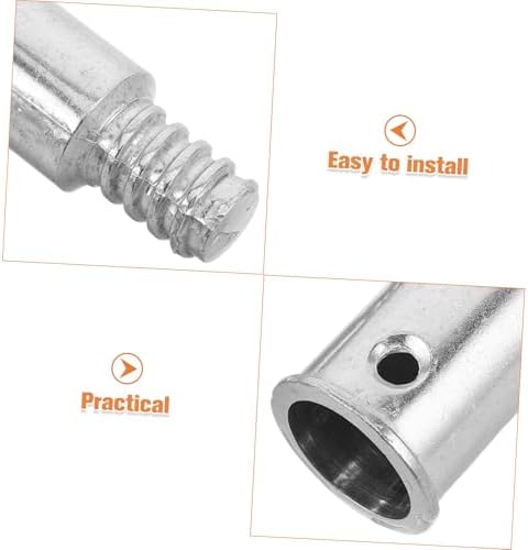2Pcs Metal Mop Handle Threaded Adapter for Brooms and Mops