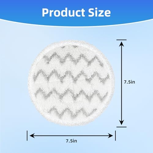 VIEWALL 8 Pack Mop Pads Replacement for Shark Steam Mops