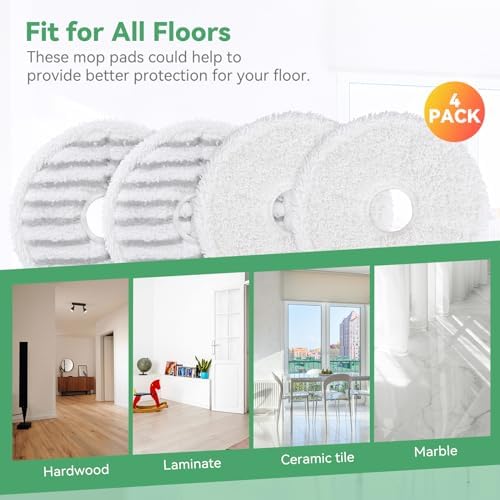 GreeSuit 3764 SpinWave Vac Replacement Mop Pads 12 Pack