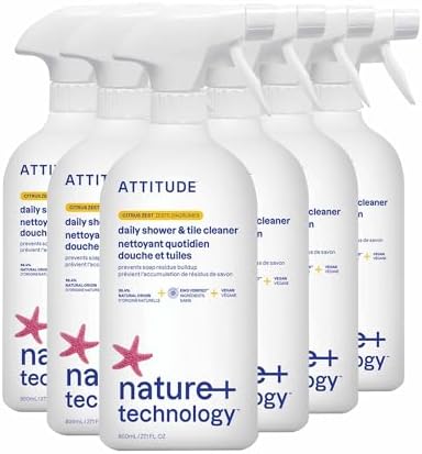 ATTITUDE Multipurpose Bathroom Cleaner 271 Fl Oz Pack of 6