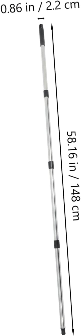 PACKOVE Replacement Mop Stick Pole Handles Stainless Steel 1