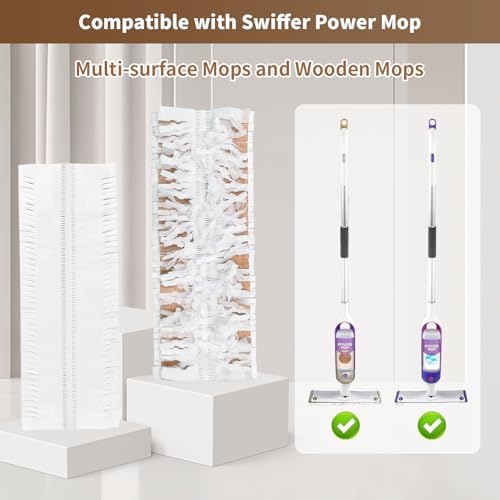 18 Pack Disposable Power Mop Pads Refills for Swiffer PowerMop