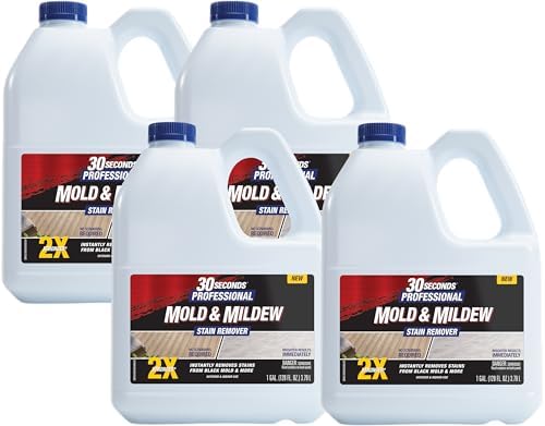 30 SECONDS Pro Mold Mildew Remover 1 Gallon 4 Pack