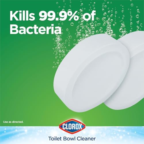 Clorox Ultra Clean Toilet Tablets with Bleach 2 Count 35 Ounces Each