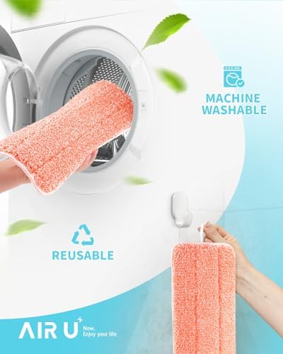 Power Scrubbing Reusable Mop Pads for Swiffer Wet Jet 12 Pack