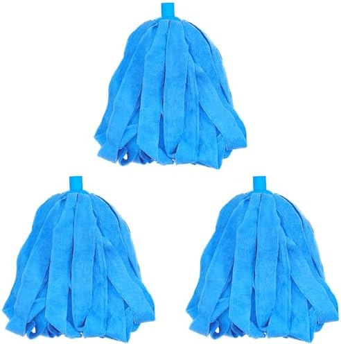 EaseYourDay Microfiber Mop Refill Blue 3pcs for 34 inch Poles