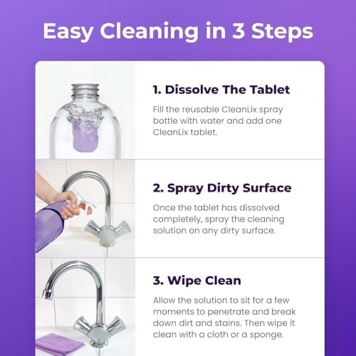 Eco-Friendly Dr Clean Spray Oven Cleaner 1 Bottle 6 Tablets