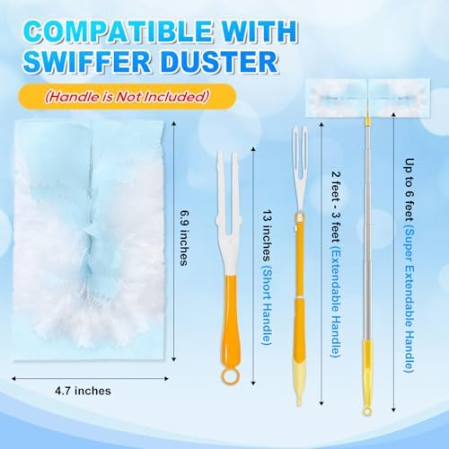 YagoDago Duster Refills for Swiffer 20 Count Unscented Heavy Duty