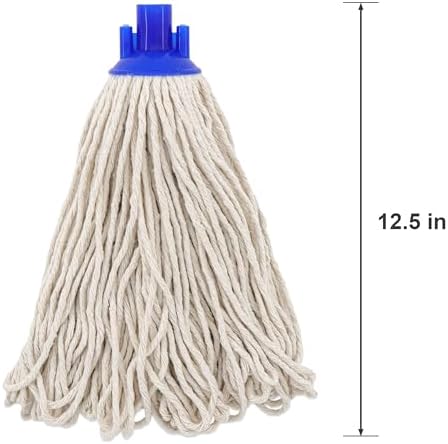EaseYourDay Cotton String Mop Replacement Heads 6 Pcs