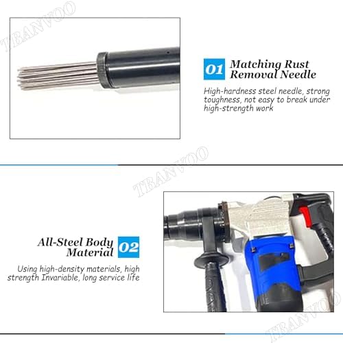 TBANVOO Electric Rust Remover 220V Industrial Grade