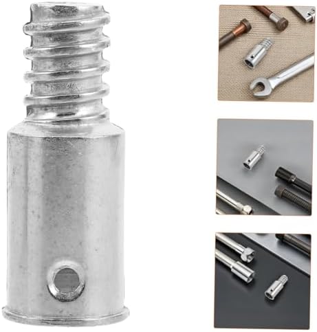 2Pcs Metal Mop Handle Threaded Adapter for Brooms and Mops