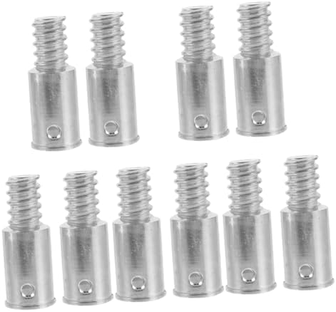 10pcs Threaded Extension Pole Adapter for Broom Handles