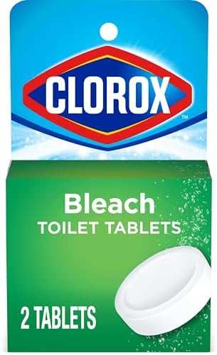 Clorox Ultra Clean Toilet Tablets with Bleach 2 Count 35 Ounces Each