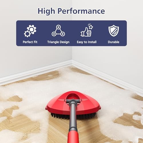 Caehomly 2 Pack Spin Mop Hard Bristle Replacement Head