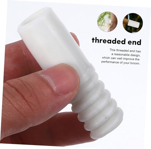 4pcs Threaded Handle Adapter Tips for Mop and Broom Poles 1