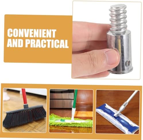10pcs Threaded Extension Pole Adapter for Broom Handles