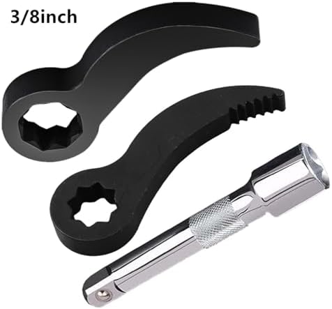3Pcs Adjustable Pry Bar Wrench Adapter Tool