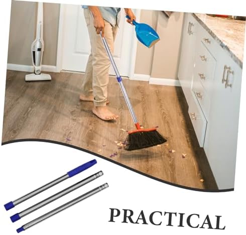 Adjustable 3-Section Mop Rod Replacement Pole