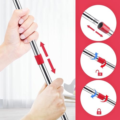 Sgizoku 4-Section 58 Spin Mop Handle Replacement 1