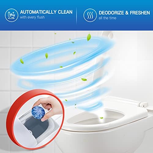 Vacplus Toilet Bowl Cleaners 20-Pack Blue Tablets