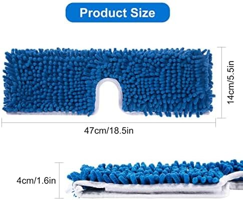 kCarpoly 2 Pack Thicken Mop Refills for Dual Action Flip System