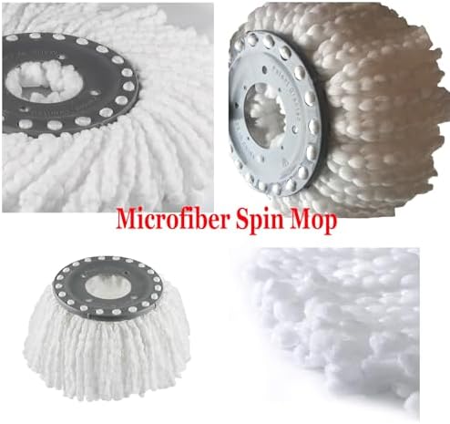 YWSHF Spin Mop Heads Replacement 4 Pack