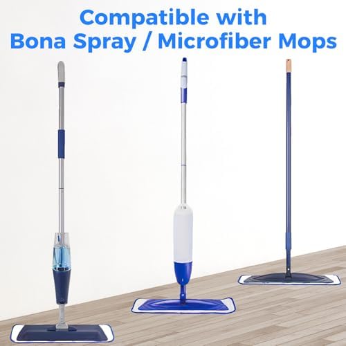 12-Pack Microfiber Mop Pads for Bona Mop Washable Reusable