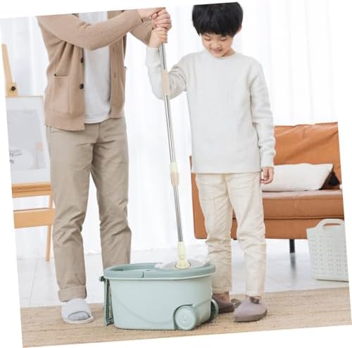 FRCOLOR Rotating Mop Handle Replacement Khaki Stick 1
