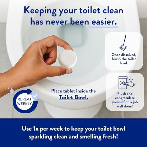 THE CLEAN PEOPLE Toilet Bowl Cleaner Tablets - 12 Count