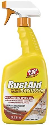 Goof Off RustAid Rust Stain Remover 22 oz Spray Bottle 1