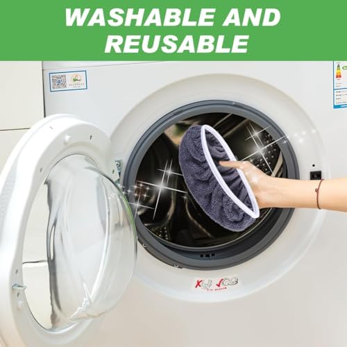 YSYONM Reusable Microfiber Mop Pads 4 Pack for Swiffer Sweeper