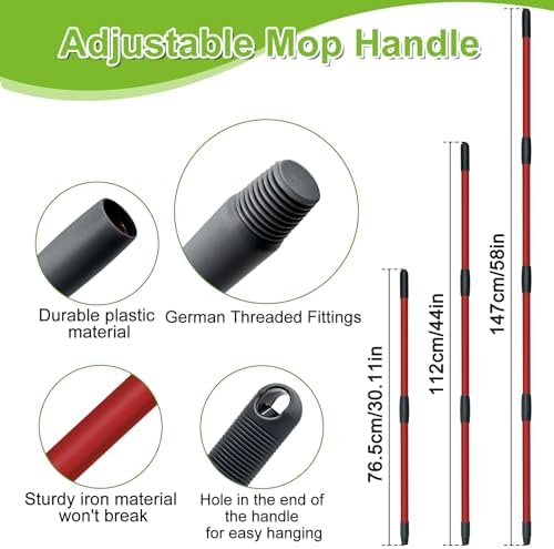 Aiyiried Replacement Mop Heads Set for O-Cedar RinseClean 2-Tank System