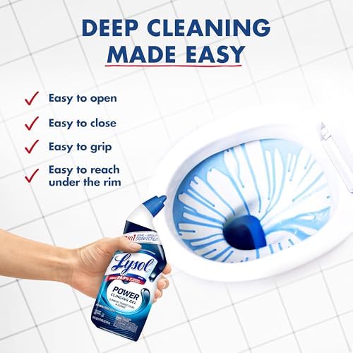 Lysol Max Strength Toilet Bowl Cleaner 24 oz 4ct 1