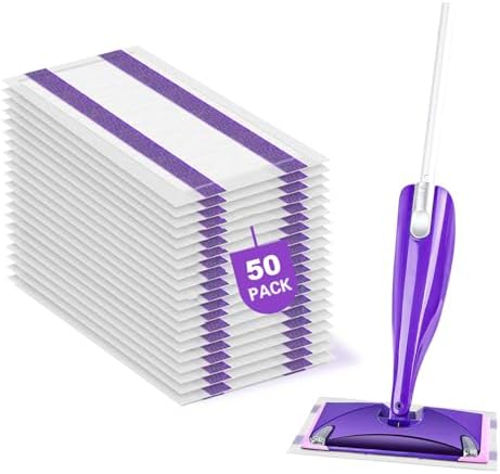 SVPSNUMSI Swiffer WetJet Refill Pads 50 Count 4 Layers Absorbent