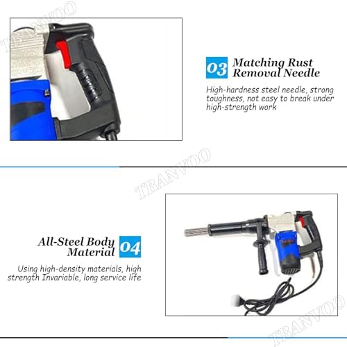 TBANVOO Electric Rust Remover 220V Industrial Grade