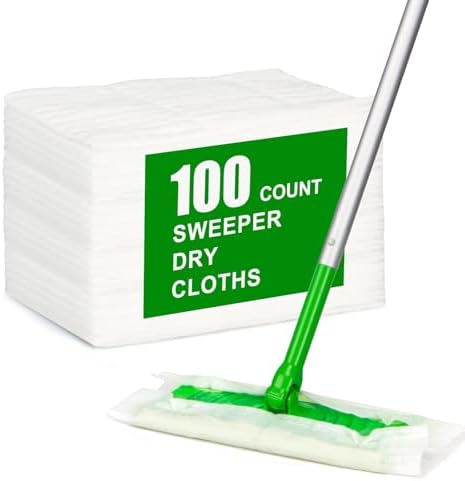 Liminfeit 100 Count Swiffer Dry Mop Refills Pads