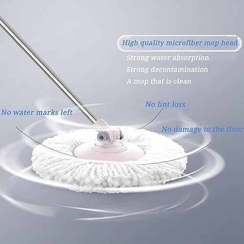 YWSHF Spin Mop Heads Replacement 4 Pack