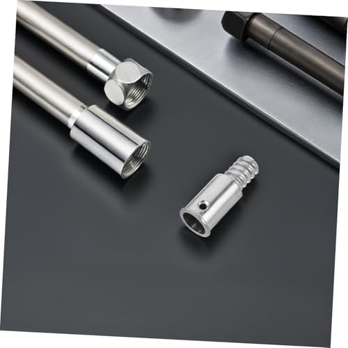 2Pcs Metal Mop Handle Threaded Adapter for Brooms and Mops