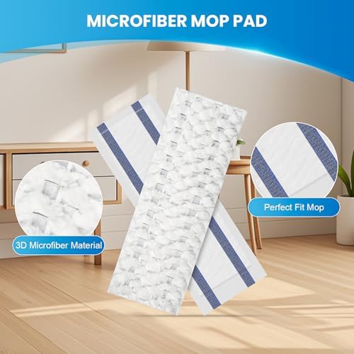 50 Pack Disposable Microfiber Mop Pads for Bona Mop Series