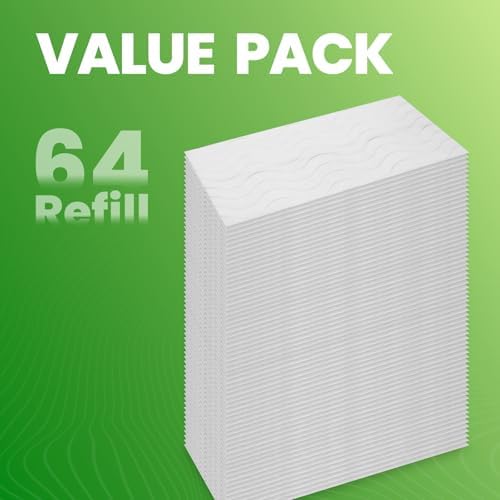 DXSAGVY Upgraded Wet Mop Pads 64 Count Refill