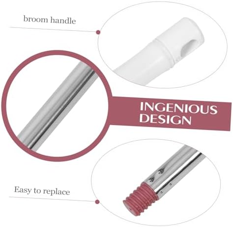 Minkissy Broom Rod Handle Grip with Two Handles