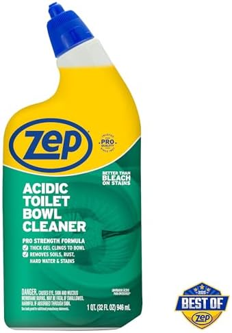 Zep Acidic Toilet Bowl Cleaner 32 oz Case of 4